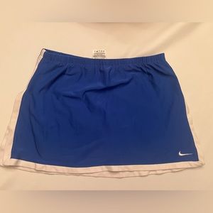 Nike Vintage Athletic Skort (with fun slit) - Blue
